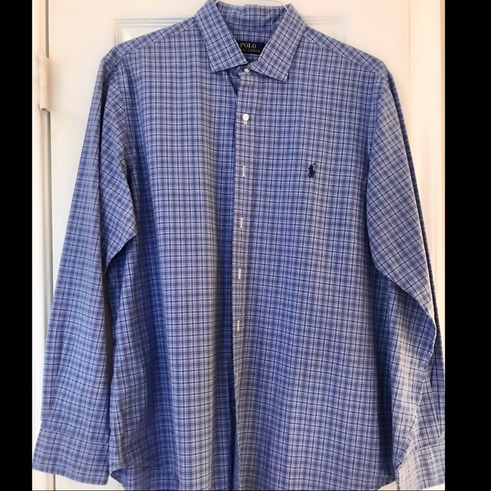 Ralph Lauren Polo Classic Fit Plaid Oxford Shirt